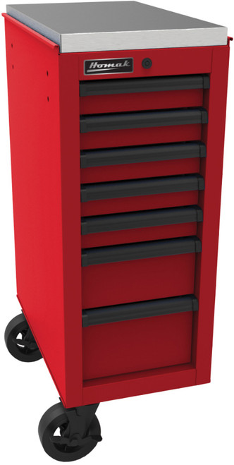 PG216 - 14.5" RS PRO SIDE CABINET, 7 DRAWERS - RED