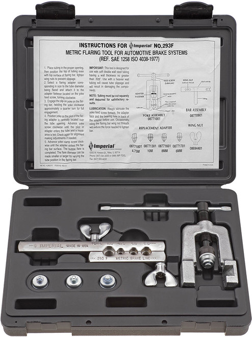 PG26 - OUTIL D’ÉVASEMENT À BULLES MÉTRIQUES POUR 4,75 MM (3/16"), 6 MM, 8 MM, 10 MM D’ORIGINE.