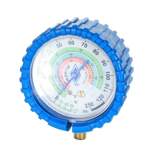 R22, R134a, R404A, PSI, Blue/LoSide Gauge, °F