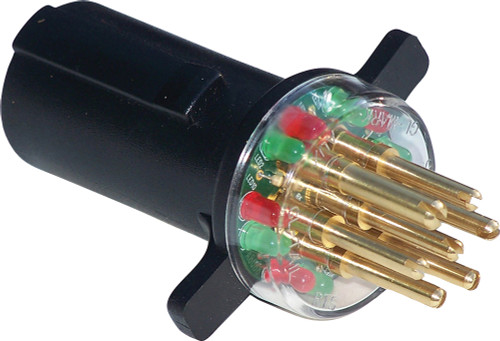 PG37 - 7-WAY ROUND PIN TRACTOR TRAILER CIRCUIT TESTER
