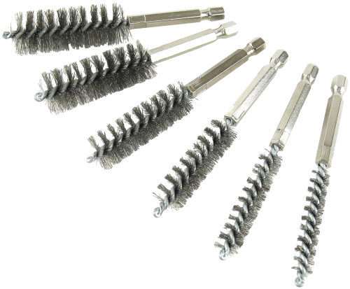 PG100 - TWISTED WIRE BORE BRUSH SET (STAINLESS STEEL)