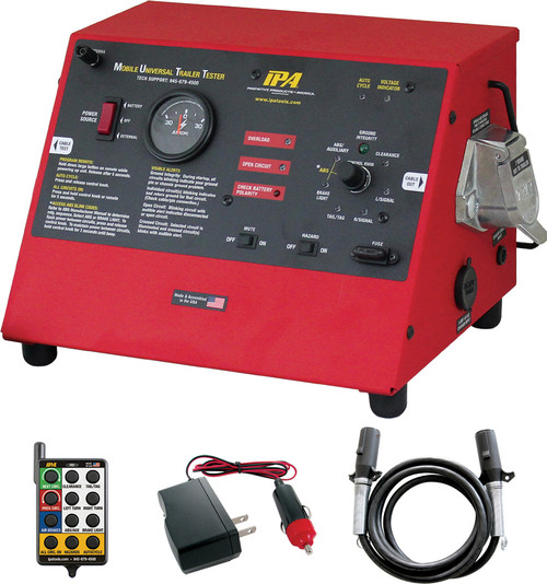 PG41 - SMART MUTT PORTABLE TRAILER TESTER FOR COMMERCIAL TRAILER LIGHTING & ABS (7-WAY ROUND PIN)