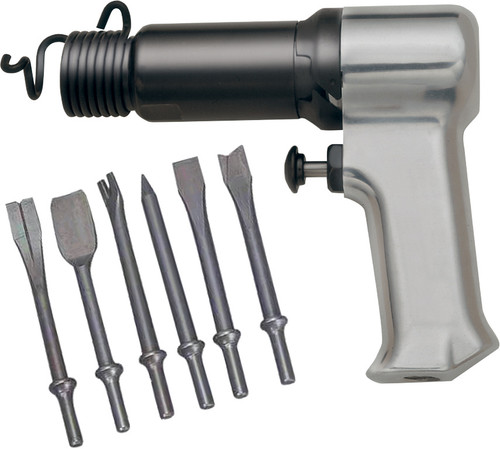 PG81 - MARTEAU PNEUMATIQUE 121/Q AVEC JEU DE CISEAUX DE 6 PIÈCES
