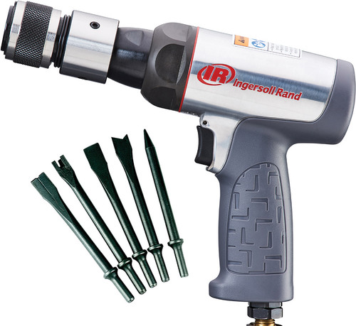 PG92 - 123MAX VIBRATION REDUCED AIR HAMMER WITH 5-PIECE CHISEL SET