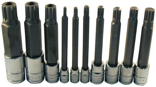 PG148 - ENSEMBLE DE SOCKETS TRIPLE CARRÉS XL DE 10 PIÈCES