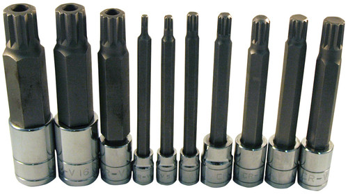 PG164 - 10 PC XL TRIPLE SQUARE BIT SOCKET SET