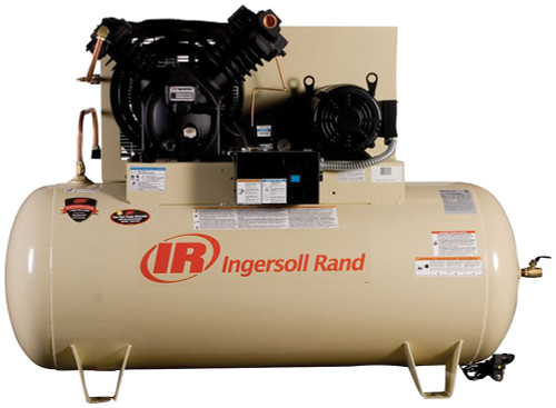 PG105 - (MODÈLE 2545E10-V) 10 HP RÉCEPTOR. COMPRESSEUR D’AIR ÉLECTRIQUE À 2 ÉTAGES, 120 GALL VERT., 35,6 CFM@90 PSI, 460V / 3 PH / 60A