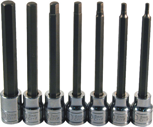 PG161 - 7PC XL METRIC HEX BIT SCKT SET