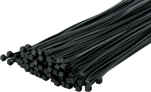 PG299 - Ensemble de 25 attaches de câble en nylon noir stabilisé aux UV de 91 cm (36 po), résistance à la traction de 79 kg (175 lb)
