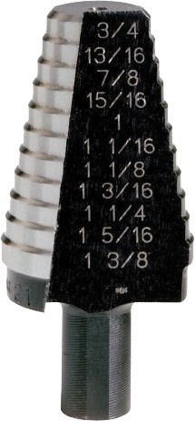 PG119 - STEP DRILLBIT #21 13/16-1-3/8" 10 SZ