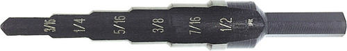 PG126 - STEP DRILLBIT #2 3/16-1/2" 6 SZ