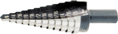 PG119 - STEP DRILLBIT #4 3/16-7/8" 12 SZ