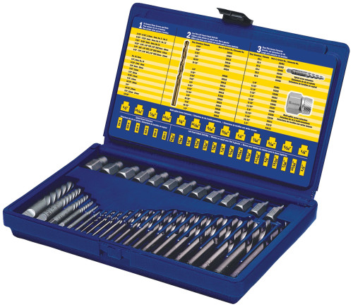 PG120 - 35-PC SCREW EXTRACTOR AND DRILL BIT SET