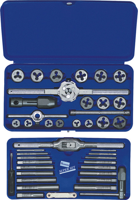 PG132 - Coffret de 41 tarauds et filières hexagonales métriques