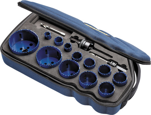 KIT PG111 - 17 PIÈCES POUR SCIE-CLOCHE POLYVALENTE