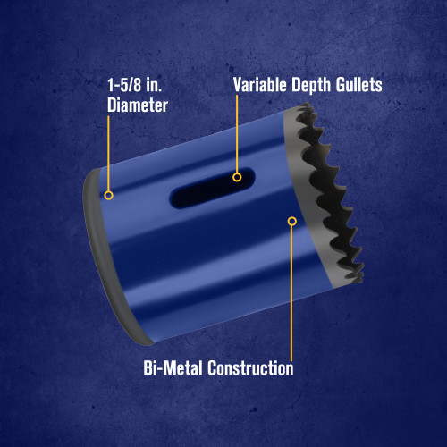 BI-MTL 1-5/8" HOLESAW
