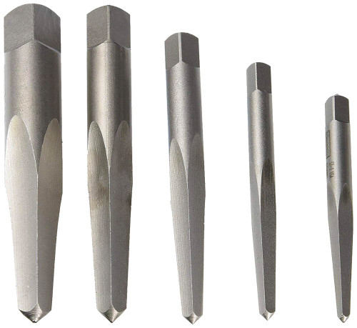 PG114 - 5-PC STRAIGHT SCREW EXTRACTOR SET