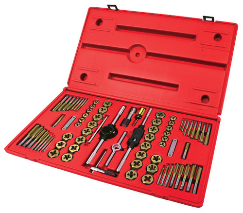 PG122 - 76PC FRACTIONAL & METRIC TAP & DIE SET