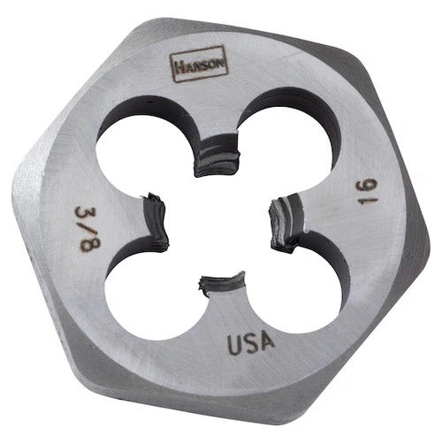 DIE 3/8"-16NC 1" HEX - 9434
