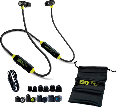PG285 - ISOTUNES XTRA 2.0 BOUCHONS D’OREILLES AVEC BLUETOOTH 5.0 - JAUNE & NOIR