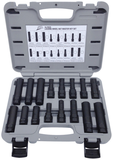 PG338 - 16PC LOCKING LUG NUT MASTER KEY SET