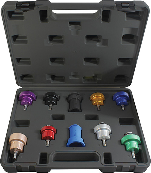 PG357 - KIT DE MISE À JOUR DE L’ADAPTATEUR DE TEST DE PRESSION DU SYSTÈME DE REFROIDISSEMENT DE 10 PIÈCES