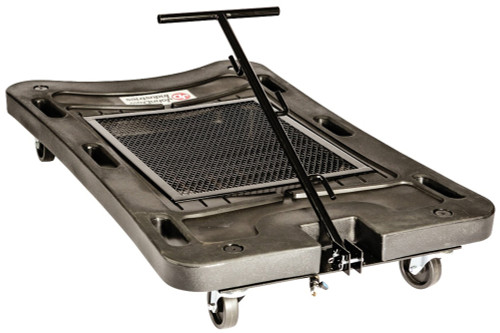 Drain d’huile poly à profil bas de 17 gal. avec pompe