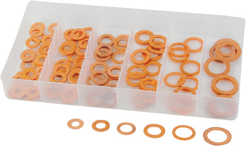 PG295 - 110 PC COPPER WASHER ASST