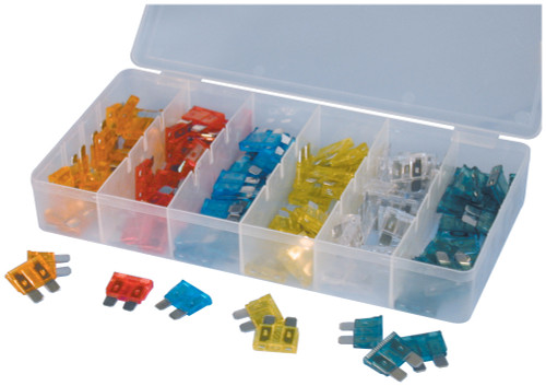 PG280 - 120 PC. ASSORTIMENT DE FUSIBLES POUR VOITURES