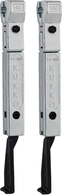 2 extremely narrow jaws (pair) 7 7/8 200 mm - 1-194-P
