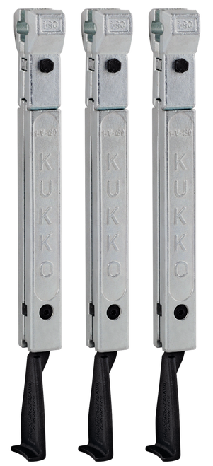 3 narrow jaws (set) 9 7/8 250 mm
