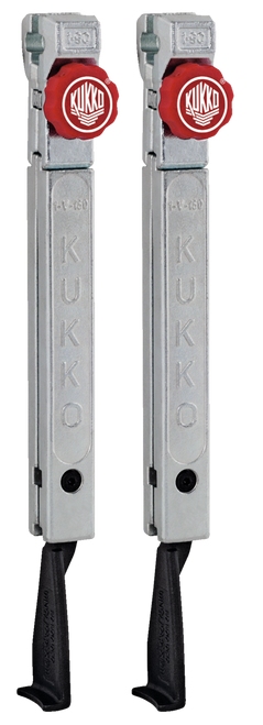 2 narrow, quick adjusting jaws (pair) 9 7/8 250 mm
