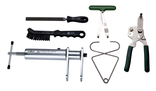 Brake caliper tools set for disk brakes