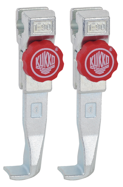 2 quick adjusting jaws (pair) 3 7/8 100 mm