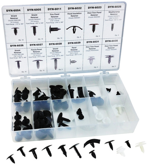 PG293 - 80PC CHRYSLER RETAINER ASSORTMENT