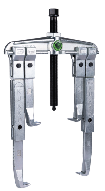Universal 2-jaw puller, in set /  (6.5 US t) 7 7/8 x 5 7/8 200 x 150 mm