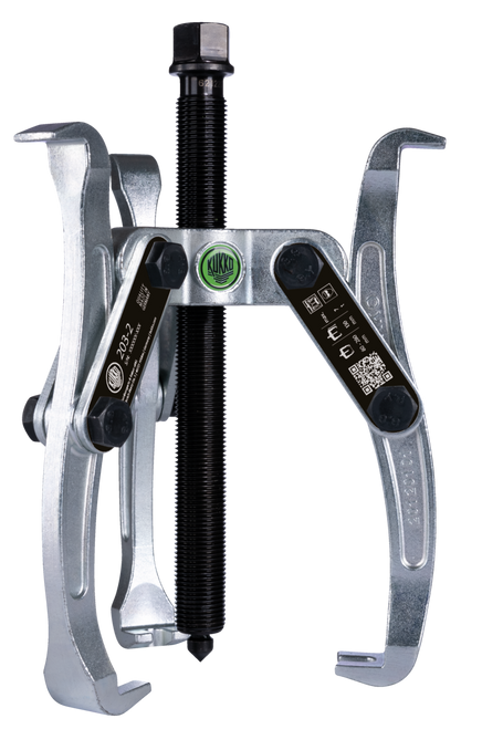 3-jaw combination puller with reversible double-end jaws /  (7.5 US t) 11 1/32 x 5 1/8 280 x 130 mm