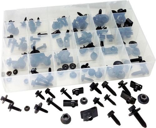 PG282 - 120PC BODY BOLT HEX NUT U-NUT MASTER ASSORTMENT