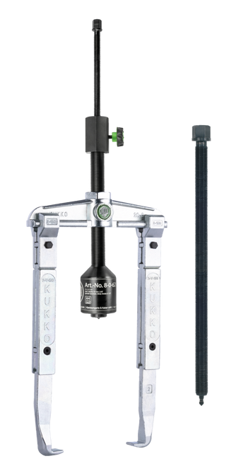 Universal 2-jaw puller with hydraulic spindle /  (16.5 US t) 20 1/2 x 520 x 200 mm