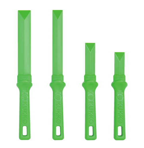 Set of soft scrapers