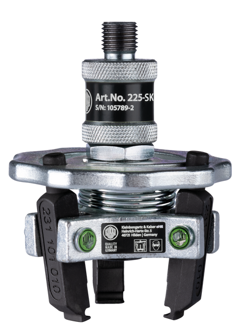 Extractor with self-centering jaws 22-2, 22-0-1