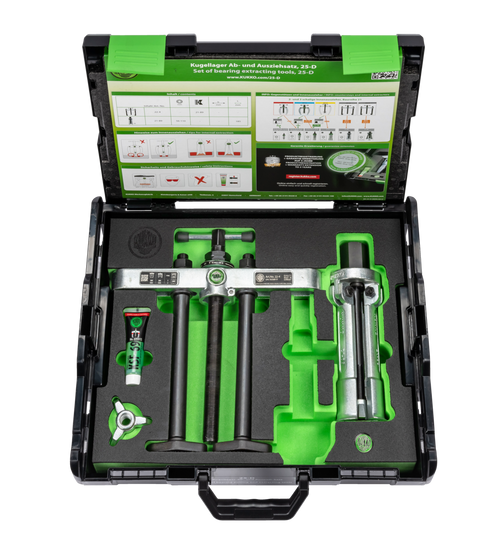 Set of bearing extracting tools 3/16 up to 4 3/8 12-110 mm
