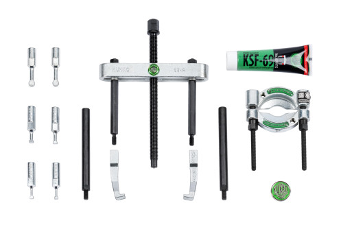 Ensemble universel de séparateur, puller et extracteur de roulement à billes 1/4 jusqu’à 2 3/8 ø 5- 60 mm