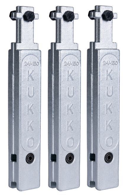 3 jaw extensions (set) 5 7/8 150 mm - 2-V-150-S