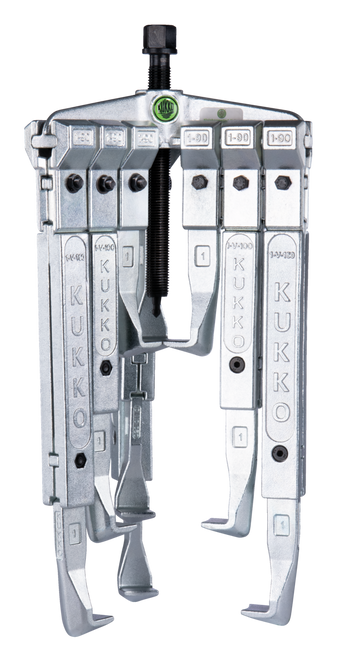 Universal 3-jaw puller-set 4 3/4 / 3 7/8 up to 9 7/8 120 mm / 100-200-250 mm