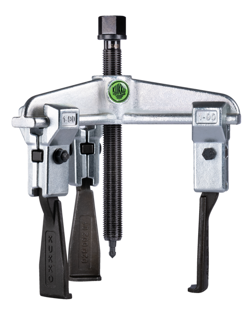 Universal 3-jaw puller with extremely narrow jaws /  (3 US t) 3 1/2 x 3 3/8 90 x 100 mm