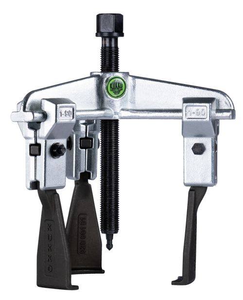 Universal 3-jaw puller with narrow jaws /  (14.5 US t) 9 7/8 x 7 7/8 250 x 200 mm