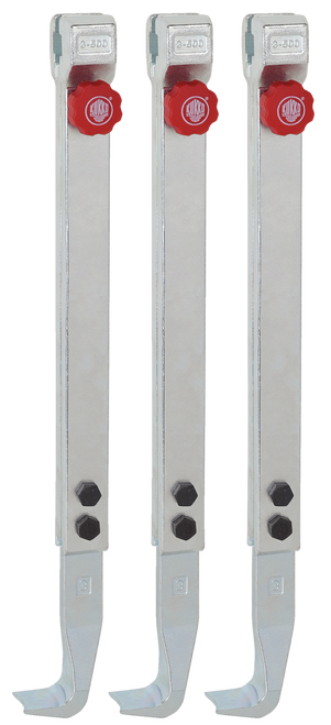 3 quick adjusting jaws (set) 19 3/4 500 mm