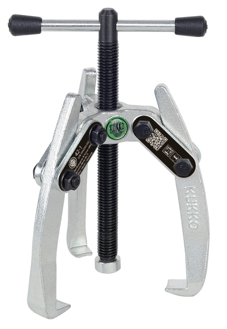 Universal 3-jaw puller with swiveling  jaws /  (1.5 US t) 2 5/8 x 2 5/8 65 x 65 mm