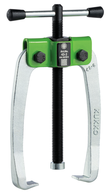 Universal 2-jaw puller with self-centering jaws /  (1 US t) 2 3/4 x 2 3/4 70 x 70 mm